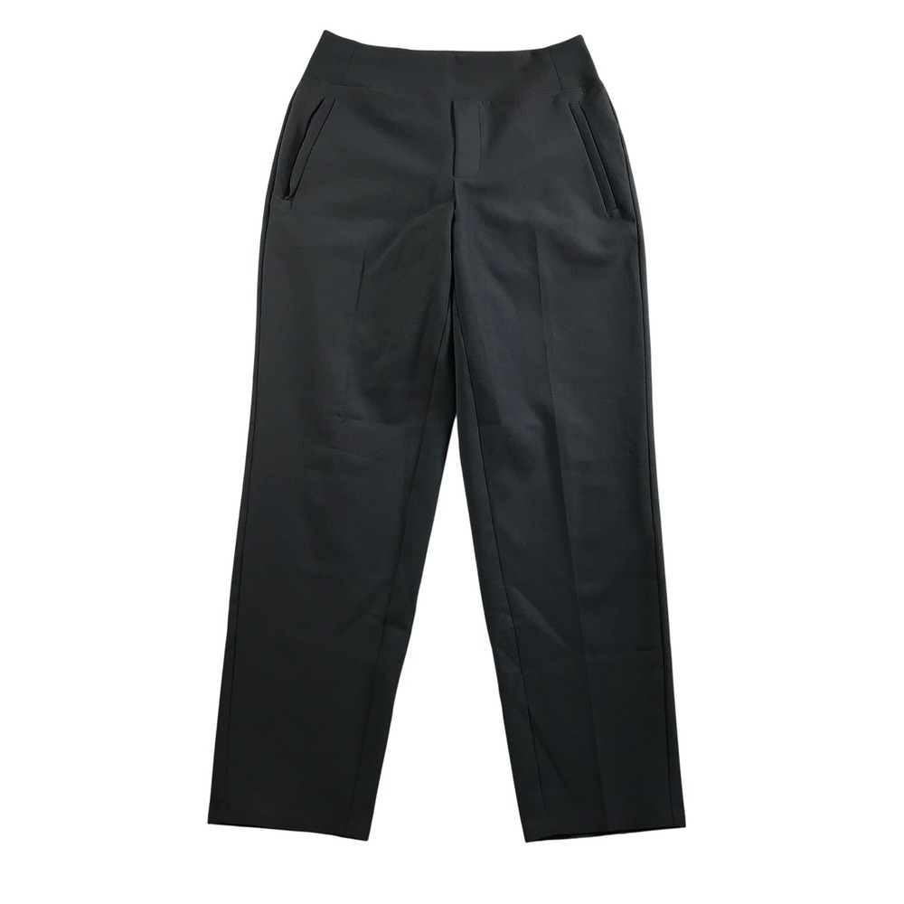 Athleta Brooklyn Ankle Pants Charcoal Gray Tapered Trousers Size 2 Stretch